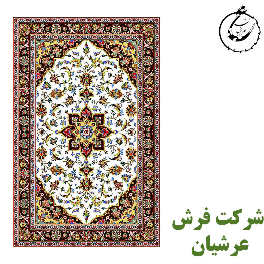 نخ و نقشه فرش دستبافت عرشیان کد 10001