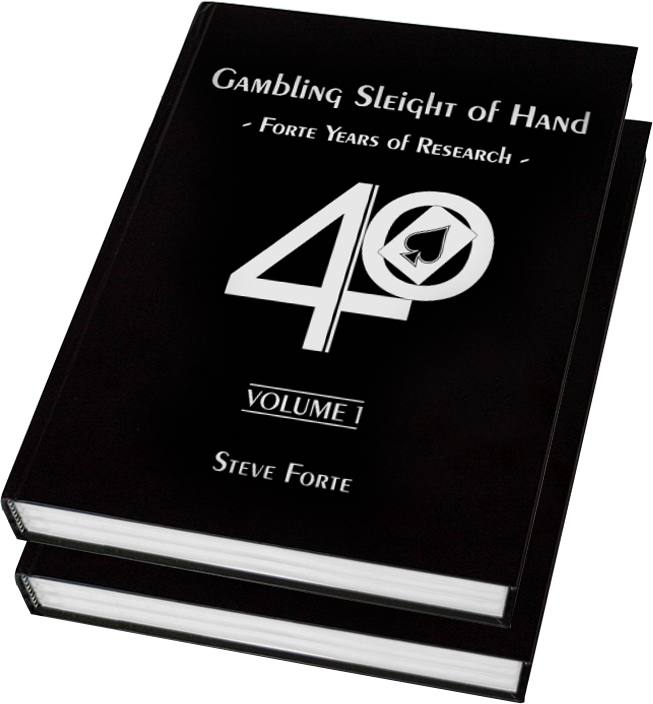خرید و دانلود نسخه کامل کتاب Gambling Sleight of Hand : Forte Years of Research (2 volumes) - Pdf