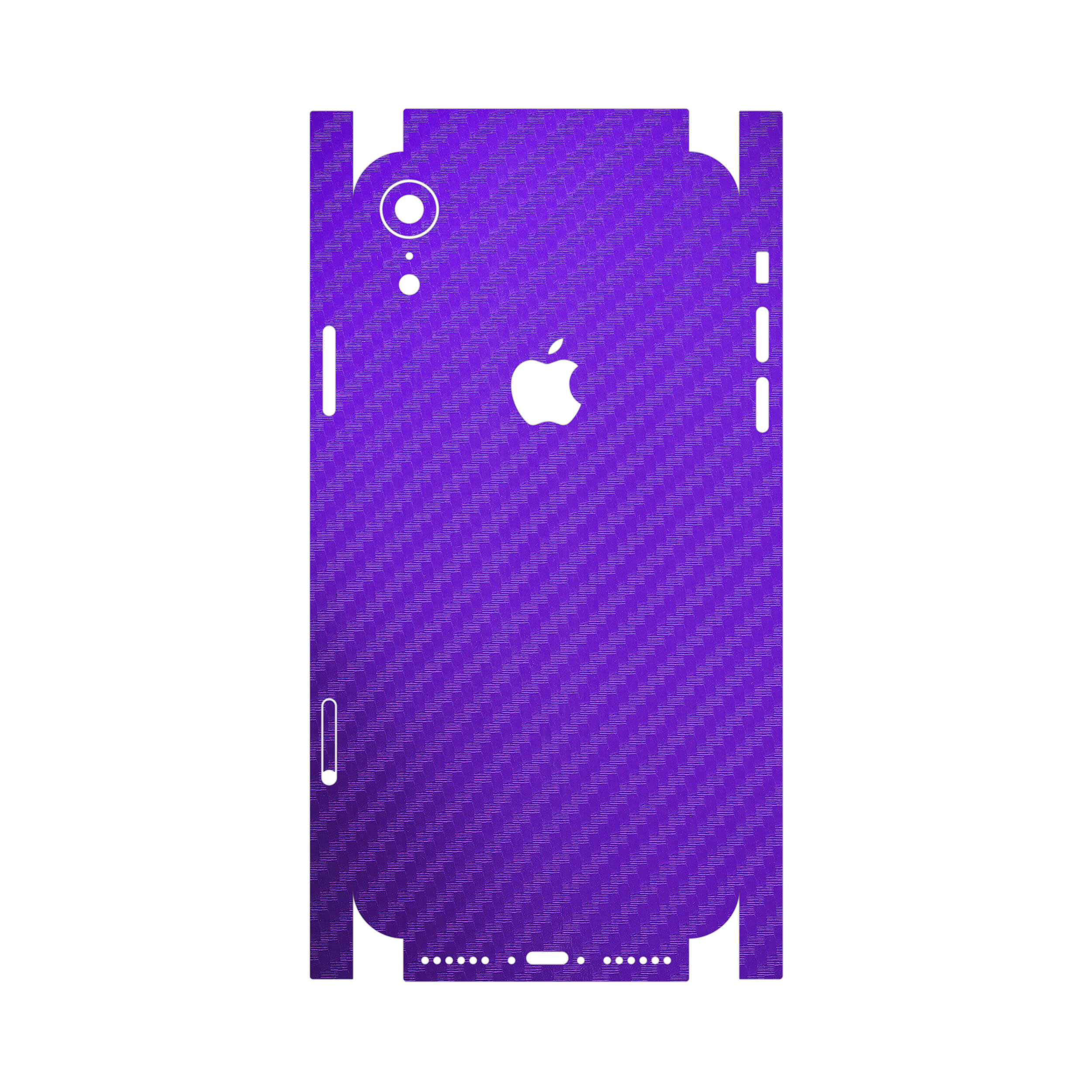 برچسب پوششی ماهوت مدل Purple-Fiber-FullSkin مناسب برای گوشی موبایل اپل iPhone Xr