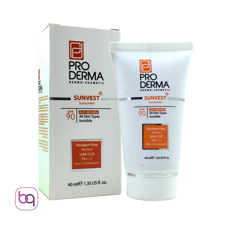 قیمت و خرید کرم ضد آفتاب بدون چربی پرودرما SPF50 - بانه گالری