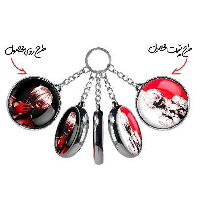 جاکلیدی خندالو طرح انیمه توکیو غول مدل دوطرفه کد 49024900