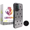 کاور لاین کینگ مدل Ayeneh ghalb meshki مناسب برای گوشی موبایل شیایومی Redmi Note10 10S به همراه پایه نگهدارنده