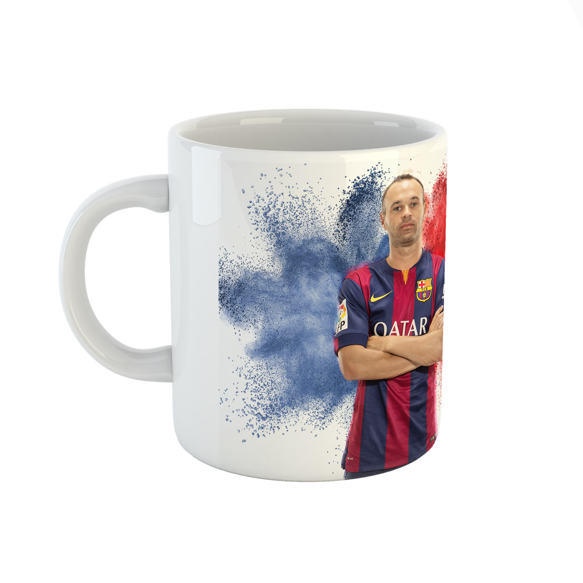 ماگ طرح اینیستا مدل تیم بارسلونا کد 2170