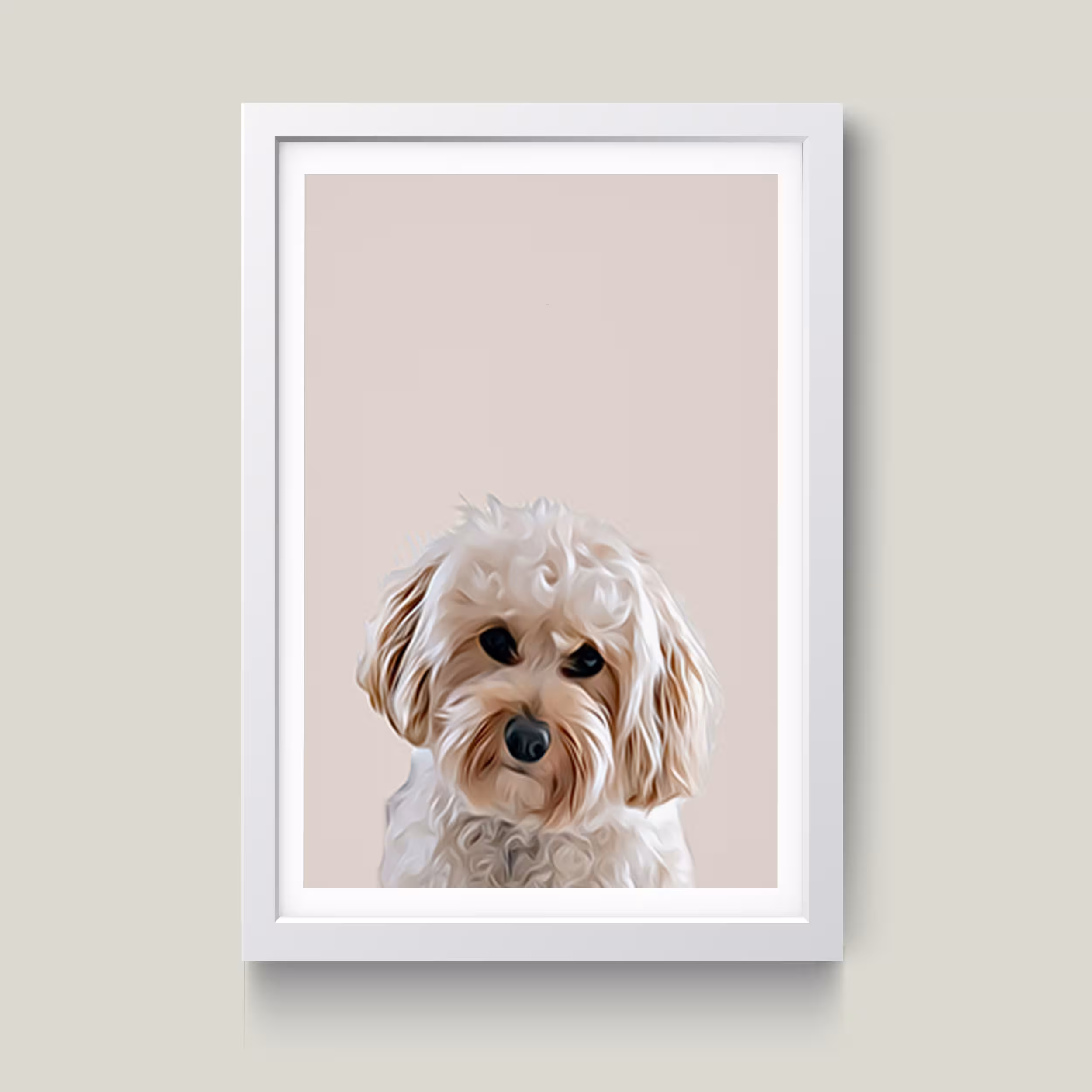 تابلو مدل Doggy کدS1515-w