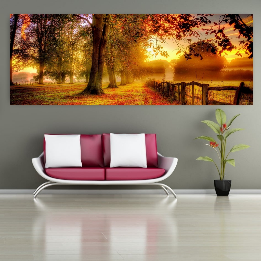 تابلو بوم طرح پاییز مدل SDB3507