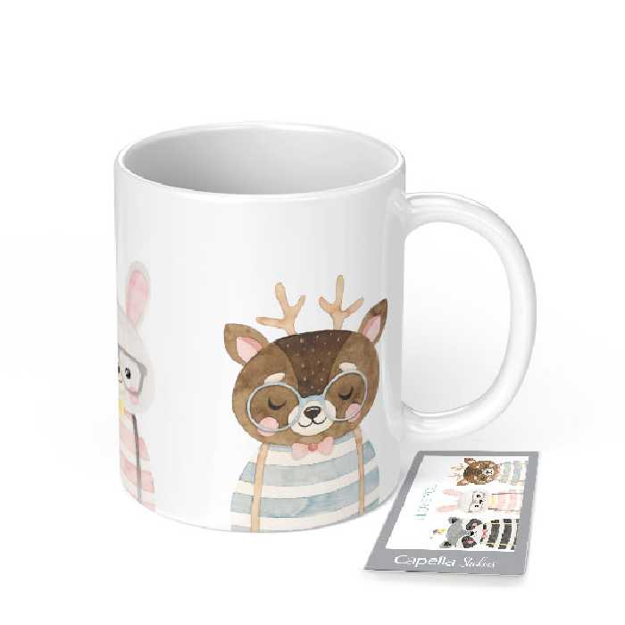 ماگ مگی مدل Minnie به همراه استیکر