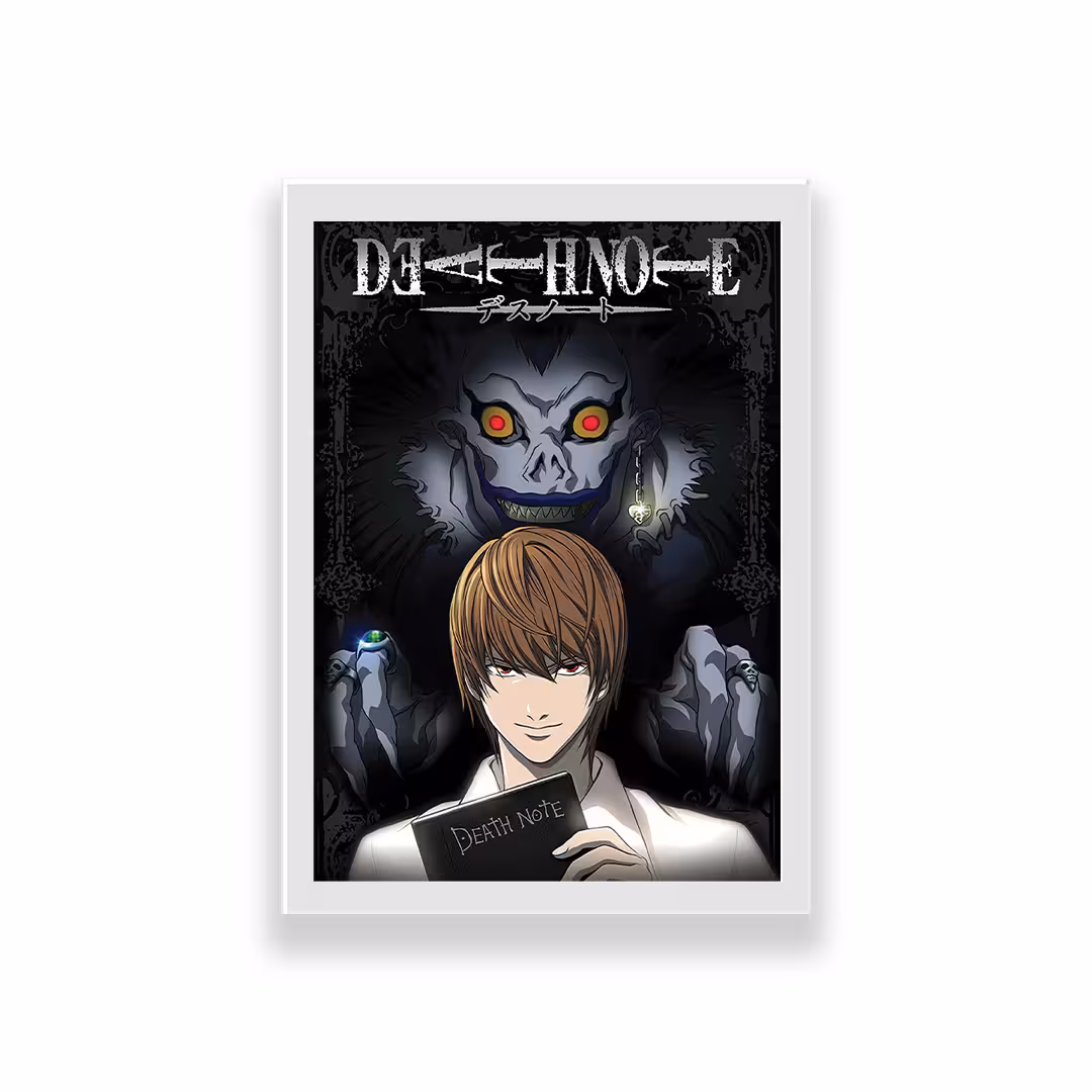 تابلو طرح انیمه دفترچه مرگ مدل 3 Death Note 
