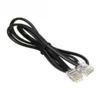 سیم تلفن 2 متری مدل PHONE CABLE دو سر سوکت و ضد نویز با کیفیت عالی و اصل