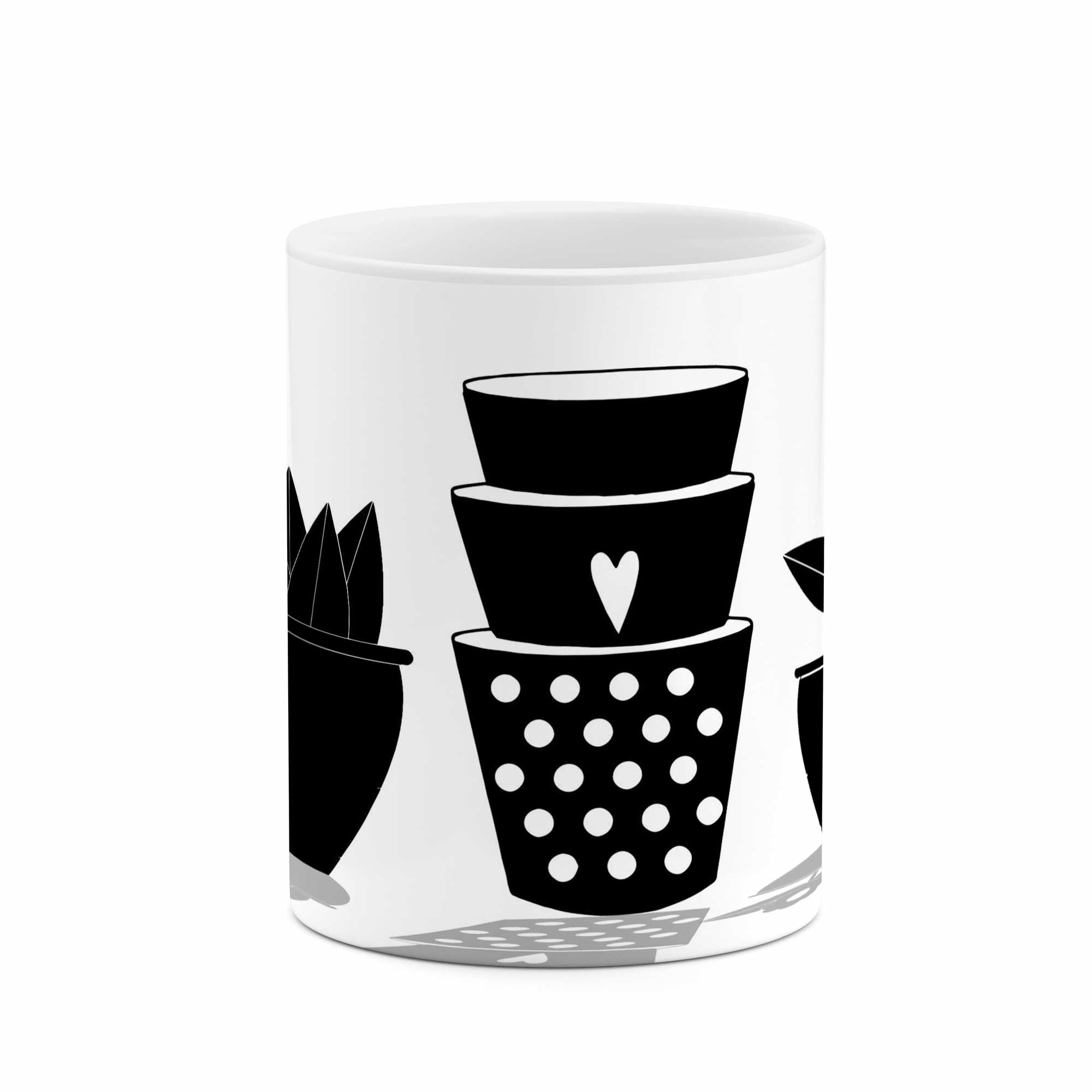 ماگ طرح گلدان مدل mu00937