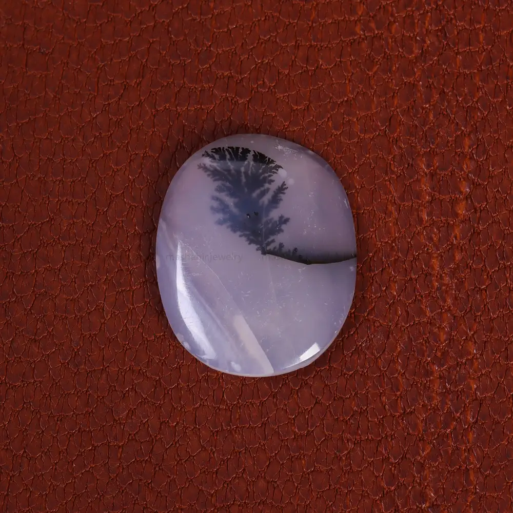 نگین عقیق شجر کد 21413 - جواهری مشاهیر