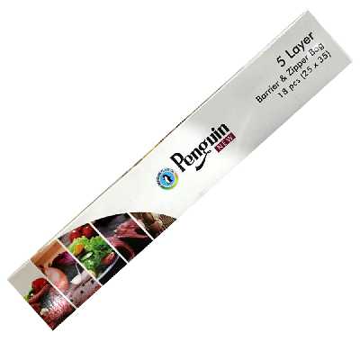 کیسه زیپ دار پنگوئن مدل ZIP_DAR بسته 18 عددی