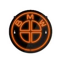 چراغ دیواری نئون دیزاین طرح BL_ORG