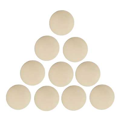 بشقاب دیوارکوب سفالی خام کد G30 بسته 10 عددی