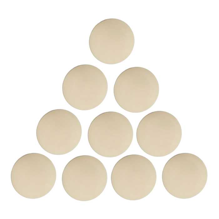 بشقاب دیوارکوب سفالی خام کد G30 بسته 10 عددی