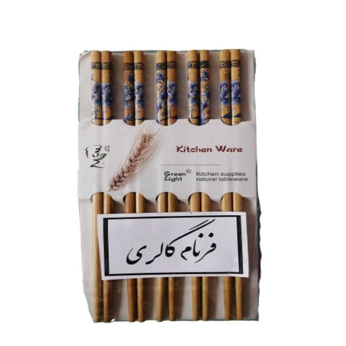 چوب غذاخوری مدل چاپستیک کد 88 بسته 5 عددی
