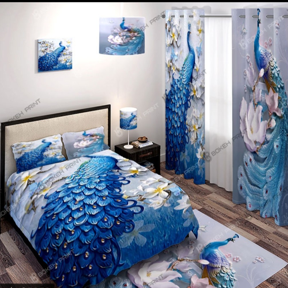 ست روتختی یکنفره یک وچاپ وفرشینه سه بعدی دومتر عرض150 طرح انتخابی مشتری پارچه میکرو ضد حساسیت با ضمانت 