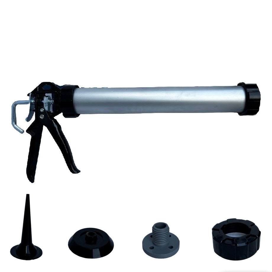 گان (تفنگ) مخصوص تزریق پلی اورتان به همراه ادوات زاپاس