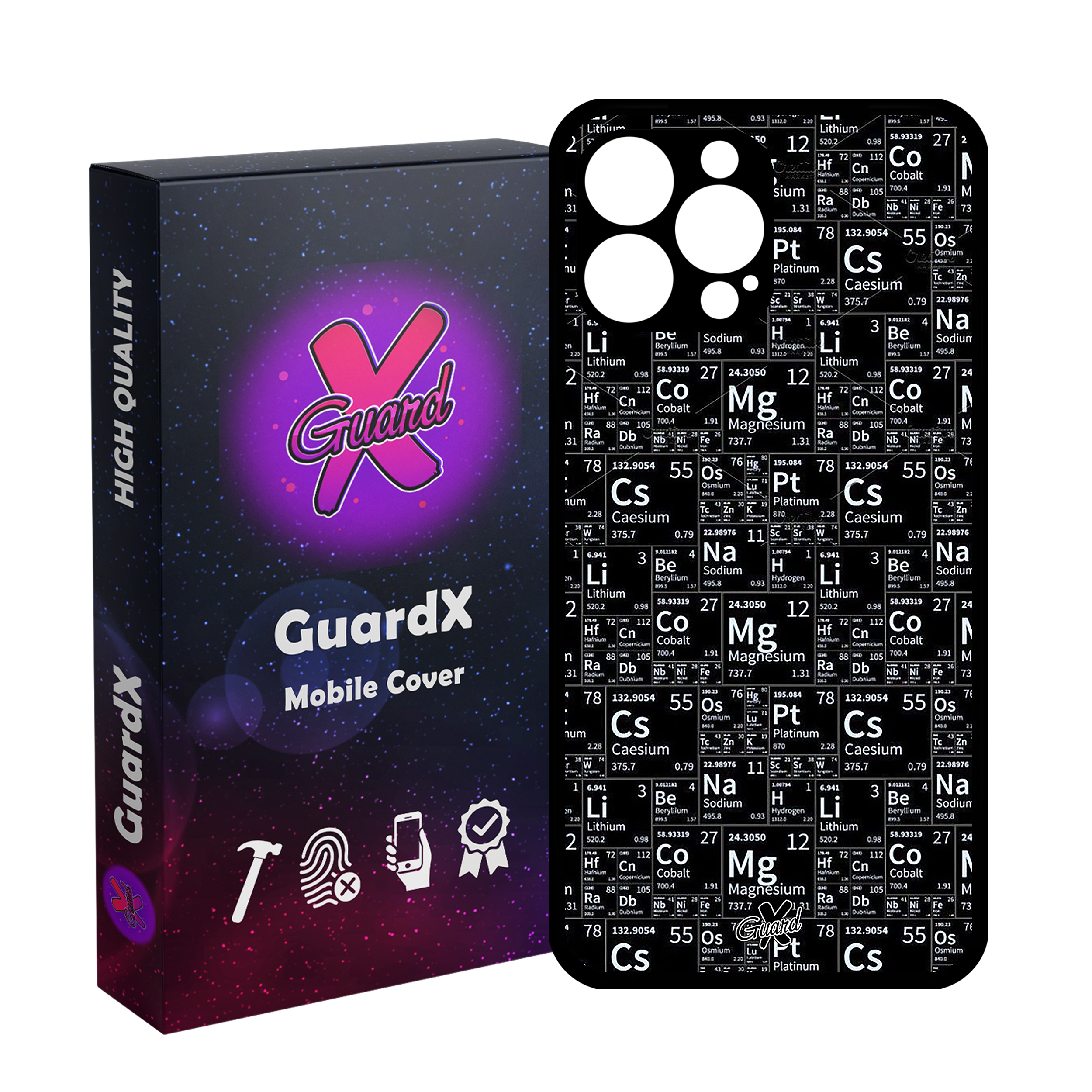 کاور گارد ایکس طرح شیمی مدل Glass10531 مناسب برای گوشی موبایل اپل iPhone 12 Pro Max