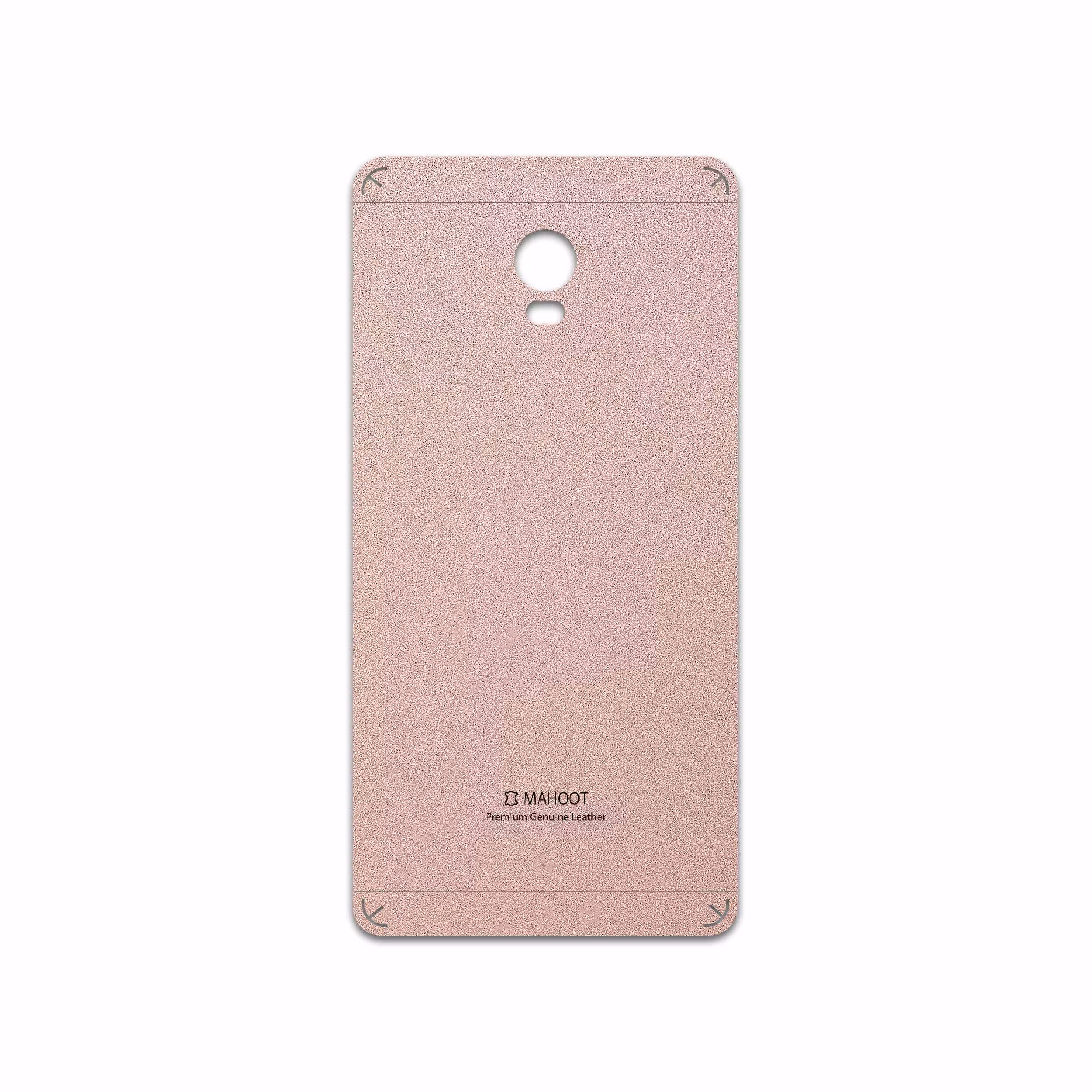 برچسب پوششی ماهوت مدل Rose Gold Leather مناسب برای گوشی موبایل لنوو Vibe P1