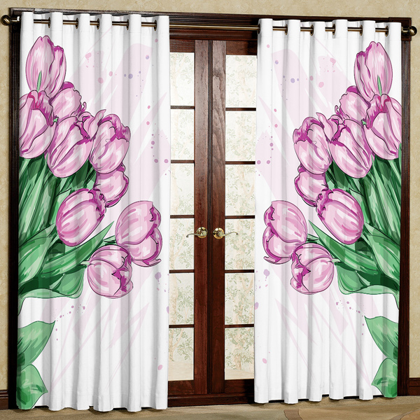 پرده مدل پانچی کد 6674 سایز 280x140 سانتی متر