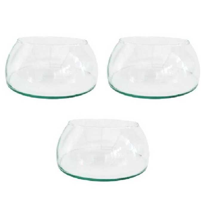 تنگ شیشه ای مدل ماهک مجموعه 3 عددی