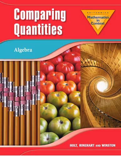 خرید و دانلود نسخه کامل کتاب Mathematics in Context: Comparing Quantities: Algebra