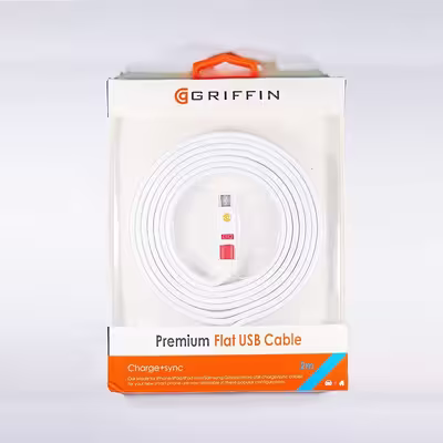 کابل تبدیل USB به microUSB گریفین مدل GRF2G طول 2 متر