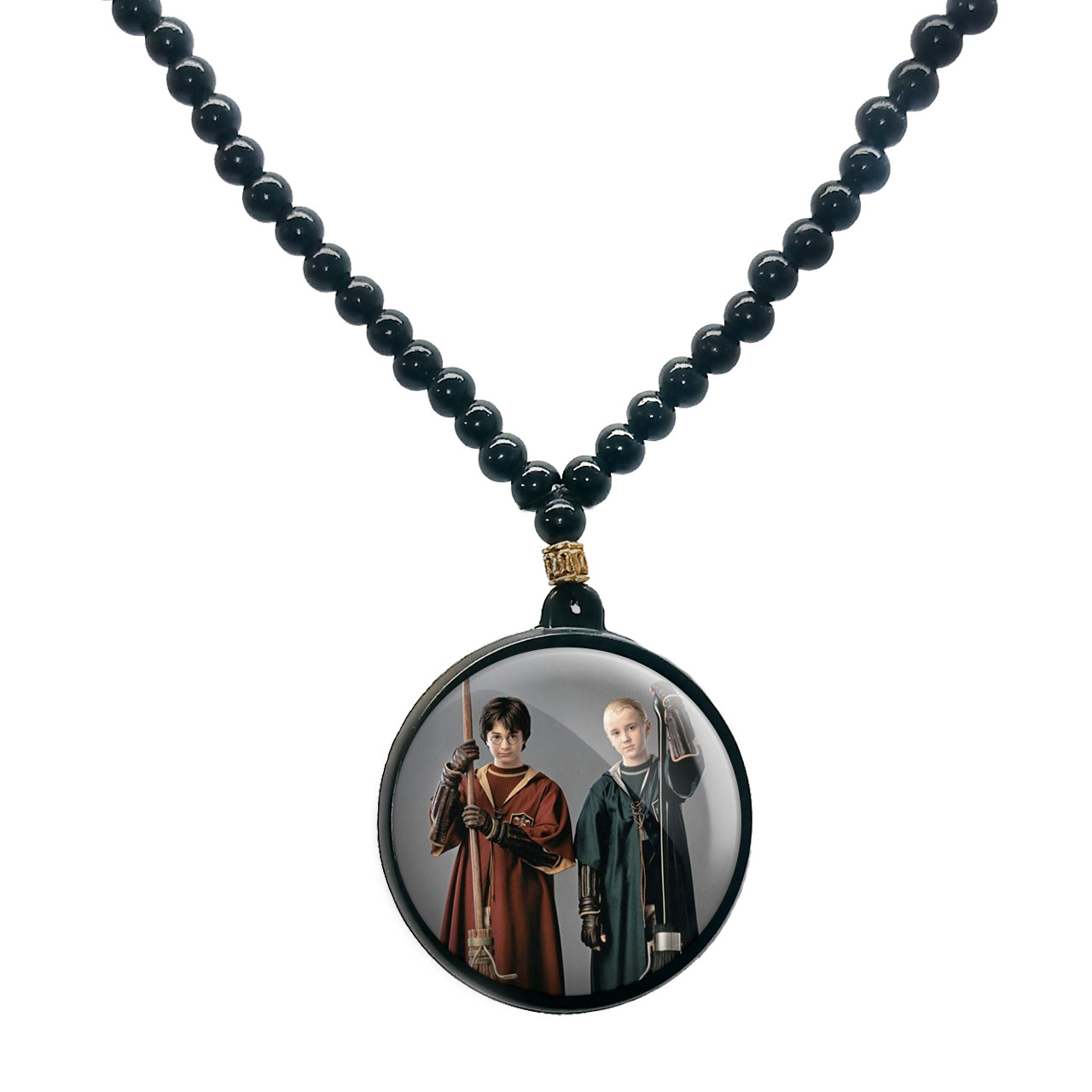 گردنبند پرمانه طرح Harry Potter کد pmd.24002 مدل دو طرفه