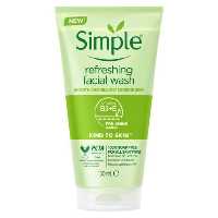 ژل شوینده صورت سیمپل مدل refreshing حجم 150 میل