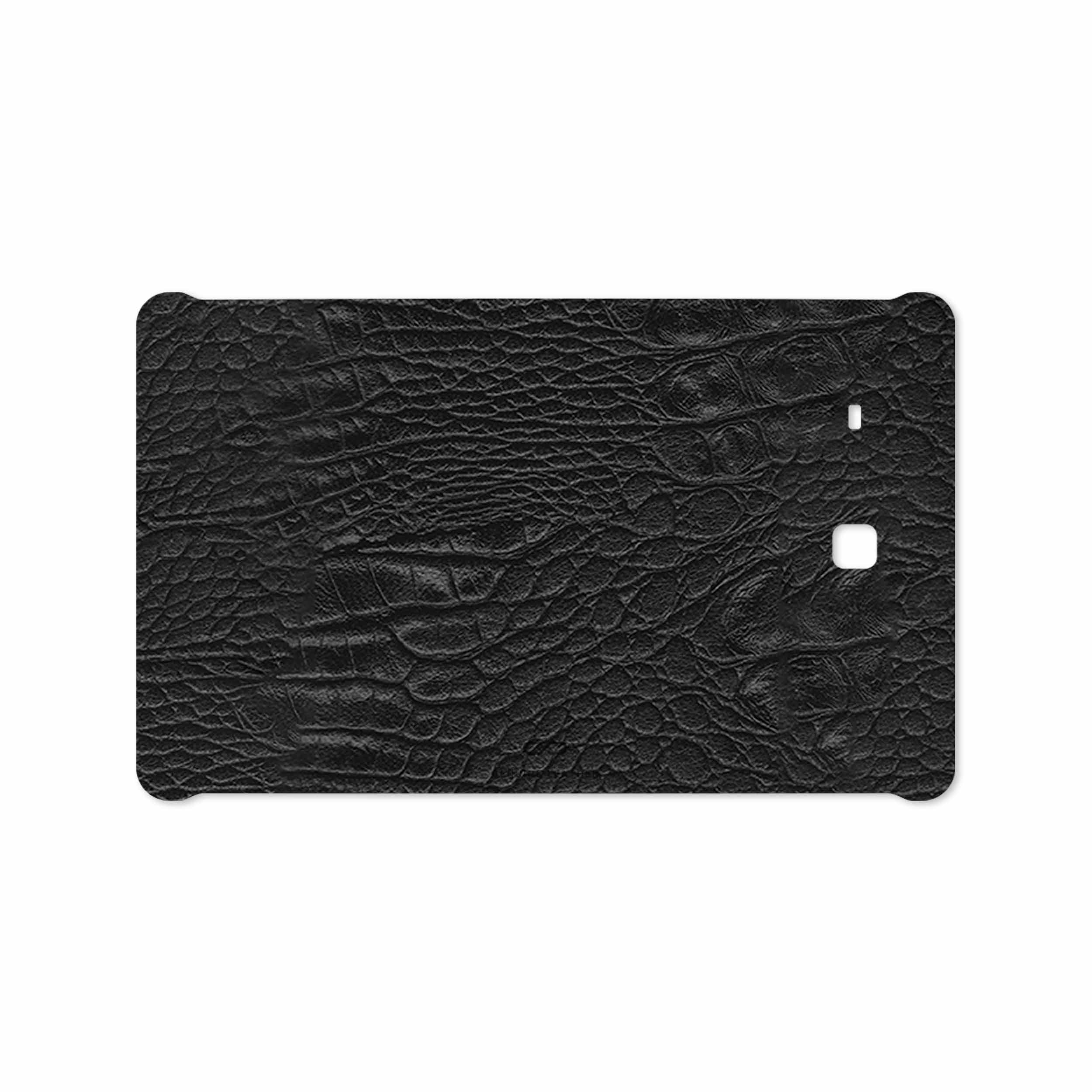 برچسب پوششی ماهوت مدل Black-Crocodile-Leather مناسب برای تبلت سامسونگ Galaxy Tab E 9.6 2015 T561