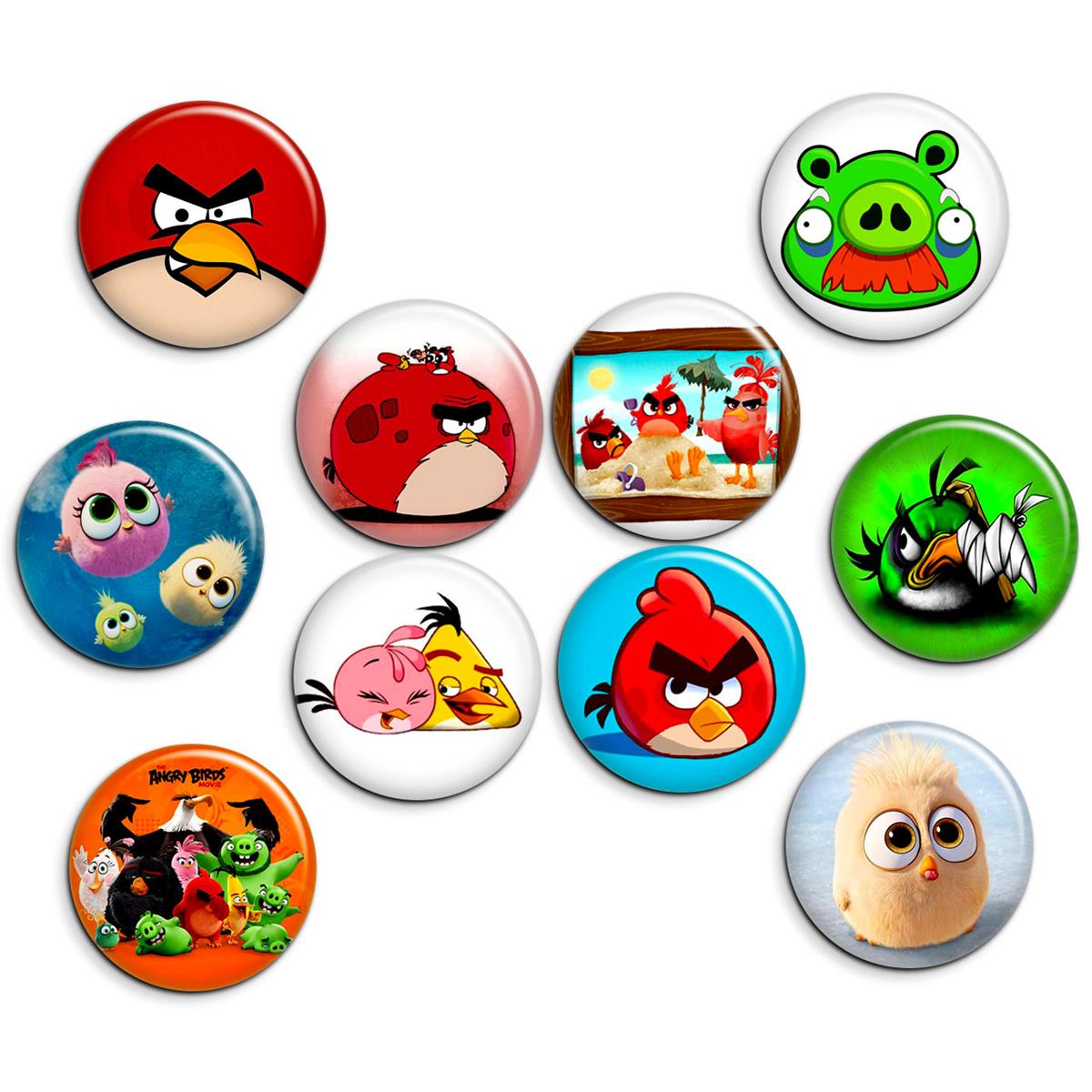 پیکسل پرمانه طرح پرندگان خشمگین انگری برد کد pmg.7719 مجموعه 10 عددی