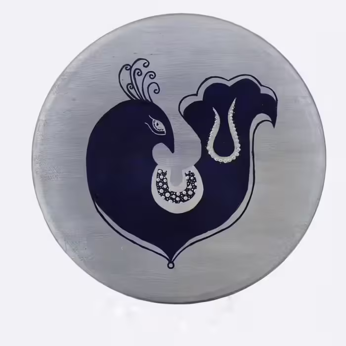 دیوارکوب سفالی طرح مرغ آمین(20سانتی)