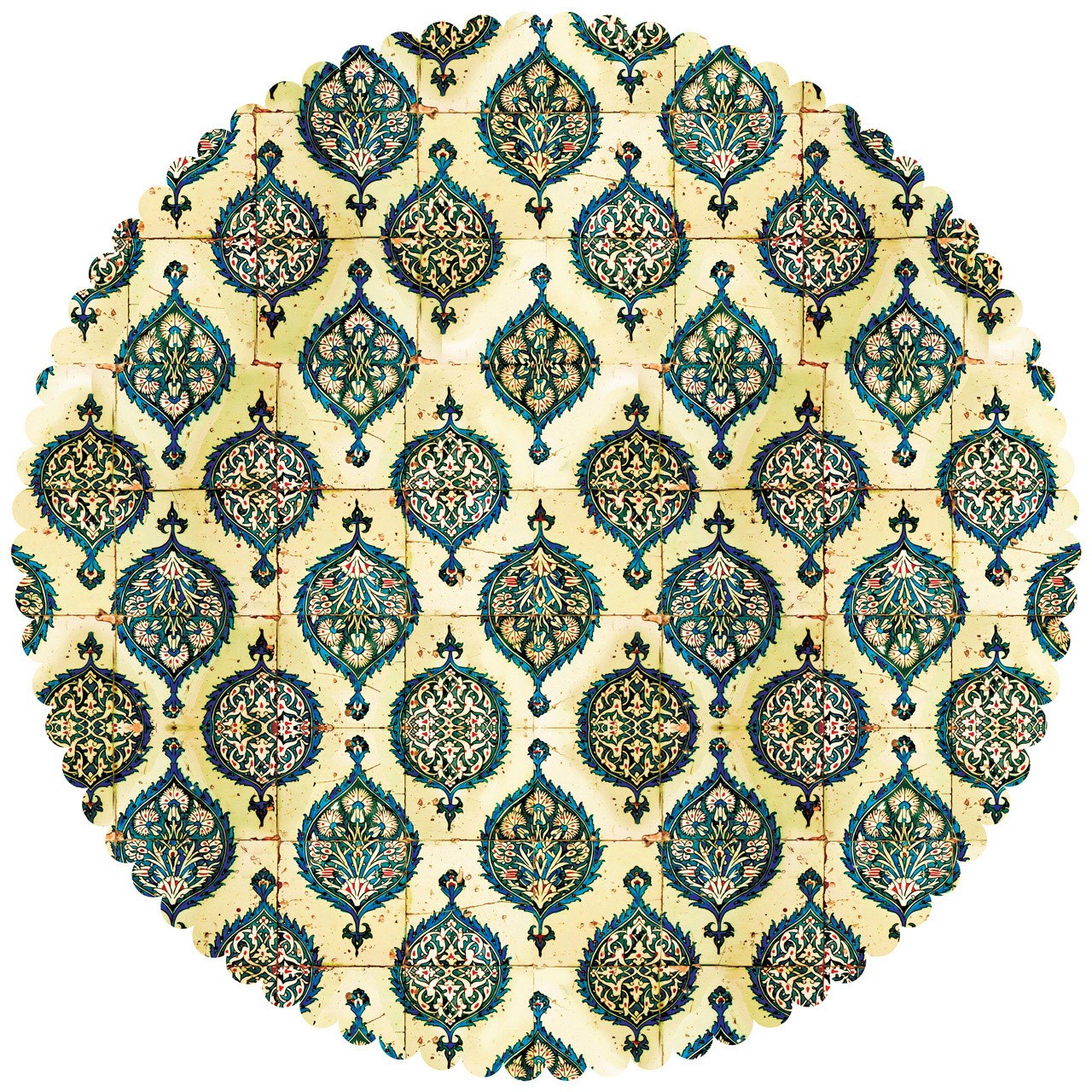 رومیزی رنس مدل T2-42017 سایز  90x95 سانتی متر