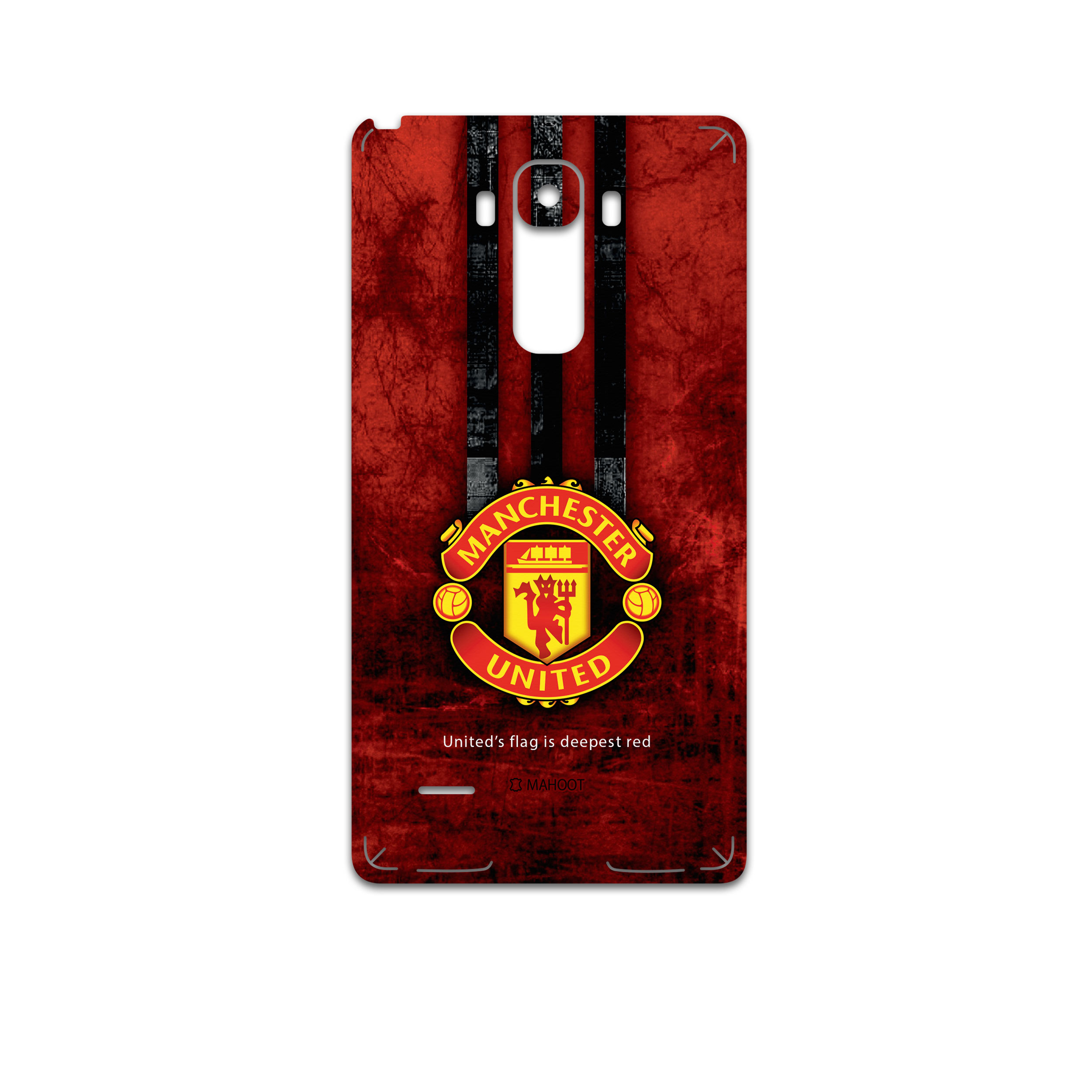 برچسب پوششی ماهوت مدل Manchester-United-FC مناسب برای گوشی موبایل ال جی G4 Stylus