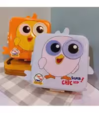 ظرف غذا لانچ باکس استیل طرح جوجه