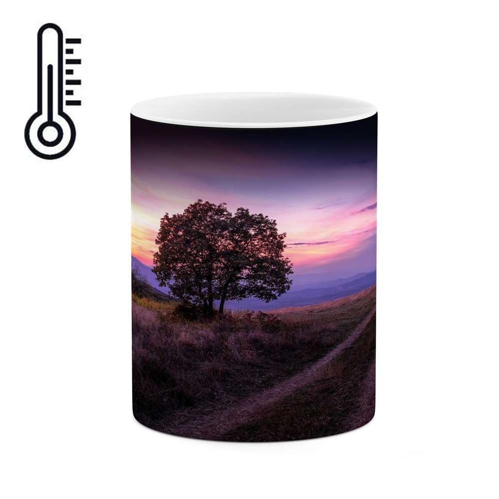 ماگ حرارتی کاکتی طرح منظره مدل mgh13111