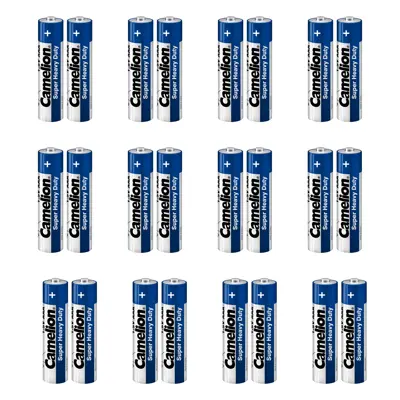 باتری نیم قلمی کملیون مدل Super Heavy Duty بسته 24 عددی
