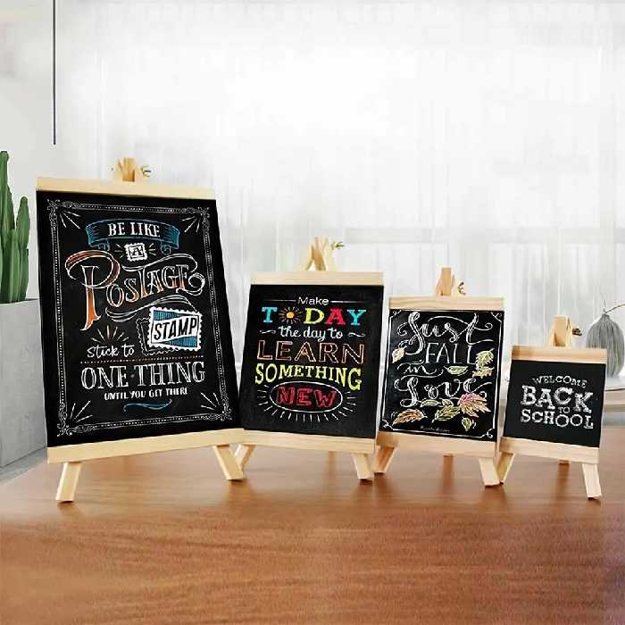 خرید تخته سیاه گچی رومیزی پایه دار (سایز بندی)