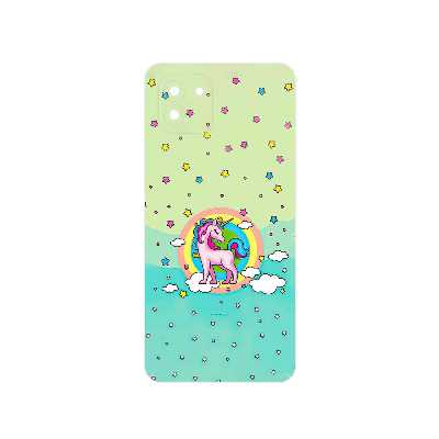 برچسب پوششی ماهوت مدل Rainbow unicorn adventure مناسب برای گوشی موبایل سامسونگ Galaxy A03