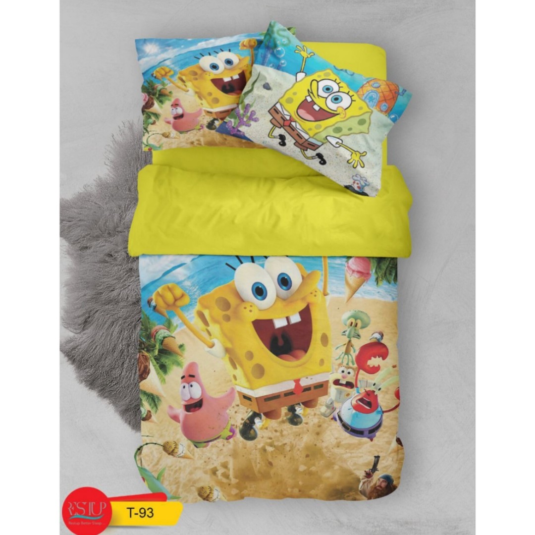 رو تختی سه بعدی یک نفره کد تی 93