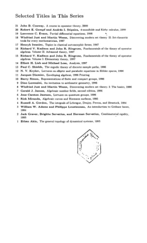 خرید و دانلود نسخه کامل کتاب A course in operator theory