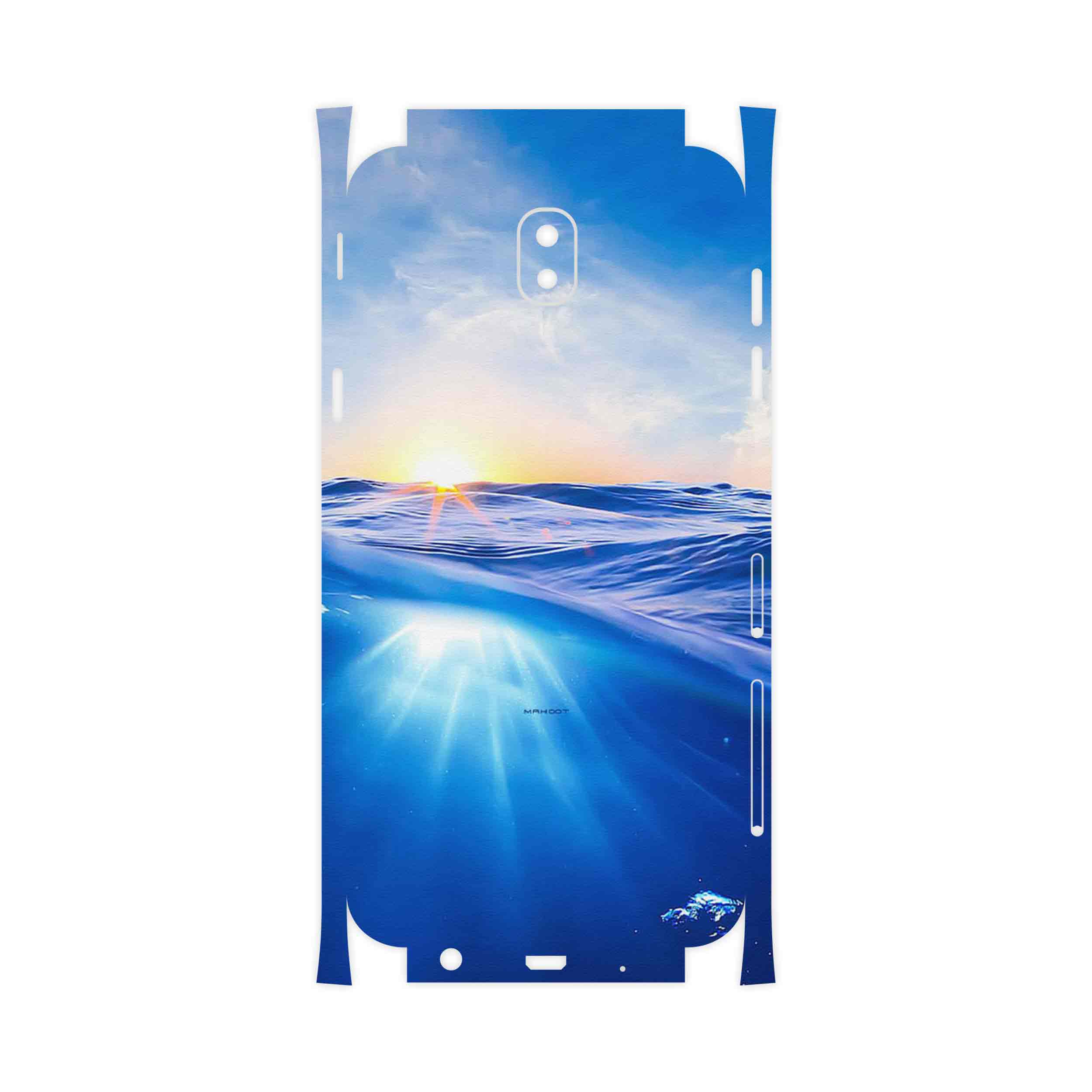 برچسب پوششی ماهوت مدل Ocean-FullSkin مناسب برای گوشی موبایل سامسونگ Galaxy J5 Pro