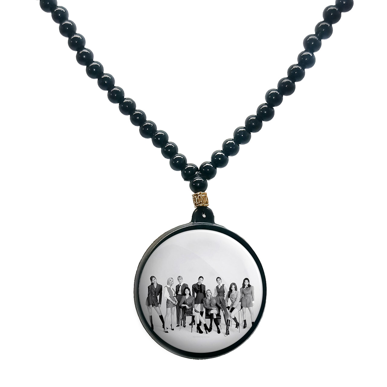 گردنبند پرمانه طرح تو ایس کد pmd.18244 مدل دو طرفه