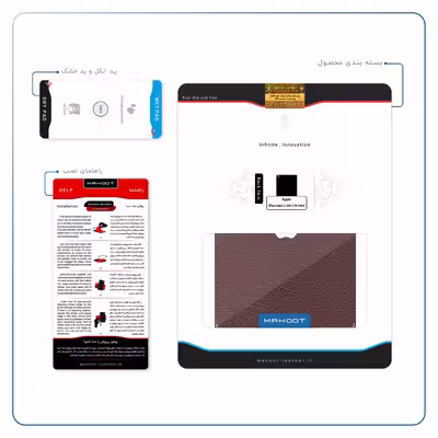 برچسب پوششی ماهوت مدل Natural-Leather مناسب برای تبلت اپل iPad mini 2 2013 A1489