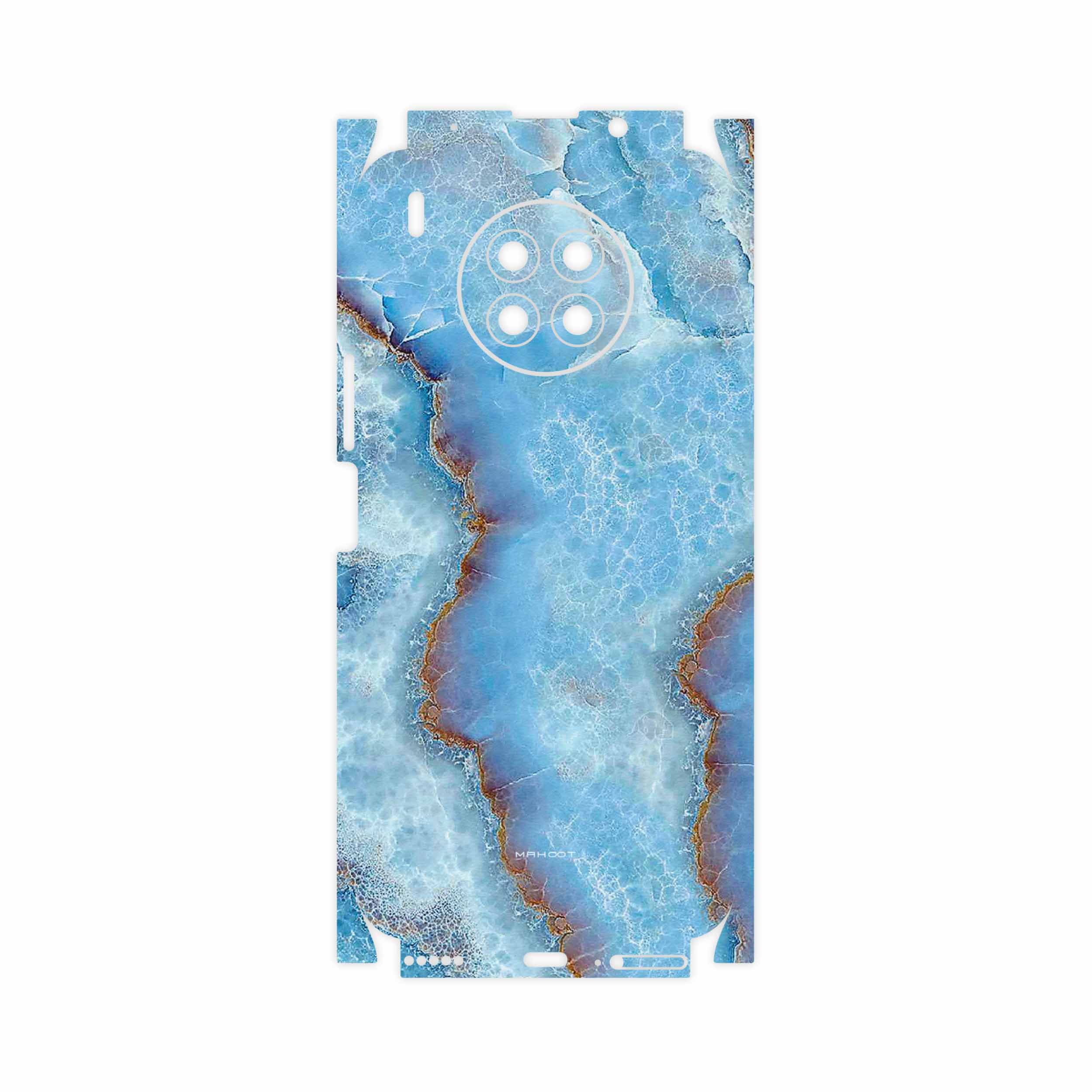 برچسب پوششی ماهوت مدل Blue-Ocean-Marble-FullSkin مناسب برای گوشی موبایل آنر 50 Lite