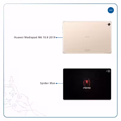 برچسب پوششی ماهوت مدل Spider-Man مناسب برای تبلت هوآوی Mediapad M6 10.8 2019