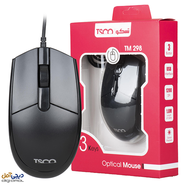 ماوس با سیم تسکو TM 298
