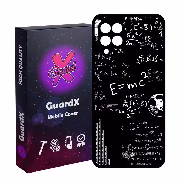 کاور گارد ایکس طرح فیزیک مدل Glass10516 مناسب برای گوشی موبایل سامسونگ Galaxy A12/M12/F12