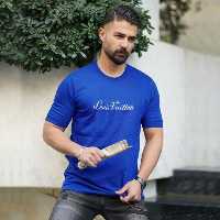 تیشرت مردانه لویسویتون Louis Vuitton آبی کاربنی