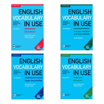 کتاب English Vocabulary in Use اثر جمعی از نویسندگان انتشارات کمبریج 4جلدی